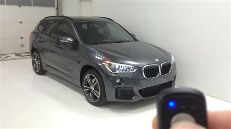 BMW Remote Start X1 F48 - YouTube