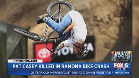 BMX star Pat Casey dies in crash at Southern California motocross park