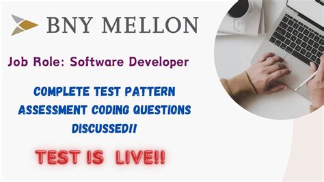 BNY MELLON Complete Test Pattern and Assessment Coding Questions