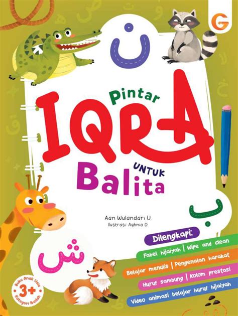 Boardbook Pintar Iqra - Buku Board Book Hijaiyah Anak Balita TK Islami - muktibox.com