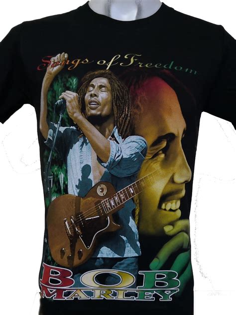 BOB MARLEY "SONGS OF FREEDOM" T SHIRT XXL DOUBLE SIDED …