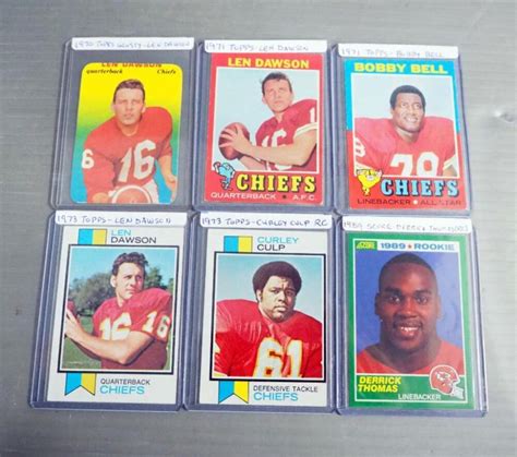 BOBBY BELL Chiefs 6 Card Assorted Lot - 7443 eBay