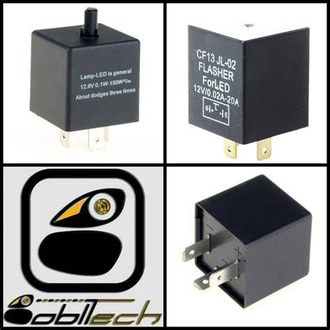 BOBLTECH Flasher Sein Relay LED 3 Pin Mobil Motor Adjustable - raincitystudios.com