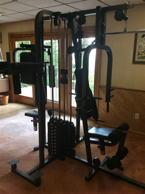 BODYTECH BY FORMULA (2) WEIGHT LIFTING HOME GYM.