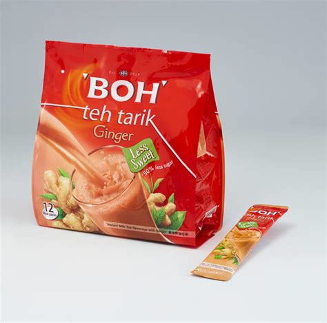 BOH Teh Tarik with Ginger „Less Sweet“, 12 sachets salacca