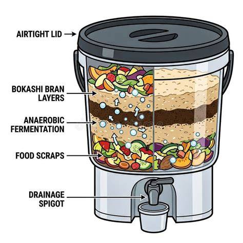 Bokashi anaerobic fermentation of waste or … - raincitystudios.com
