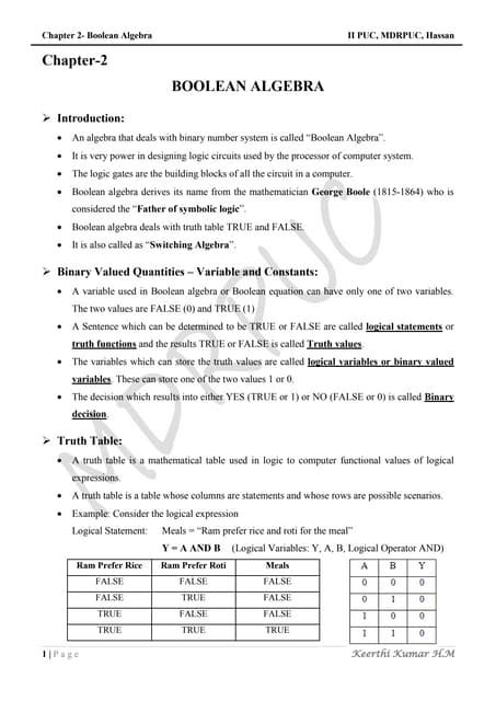 Boolean Algebra Chapter Two - Yale University - wintechmobiles.com