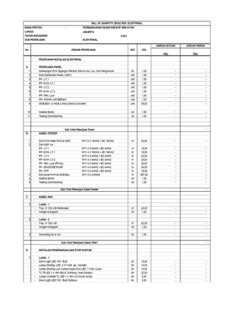 Boq Pek - Penggantian Lampu Logo Agi Karawang (Undangan) - muktibox.com