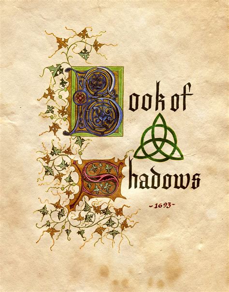 BOS Printable Downloads Book Of Shadows Pdf, Charmed Book Of