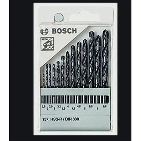 Bosch HSS-R 13 Pcs, 1.5 - 6.5 Mata Bor Besi Set - 2608577349 - raincitystudios.com