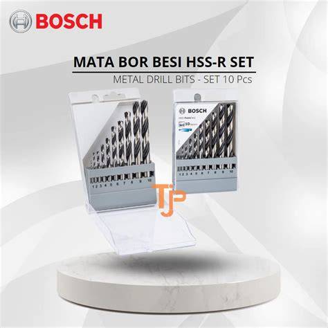 Bosch Mata Bor Besi HSS-R Set 10 pcs 1-10mm … - raincitystudios.com