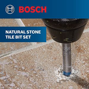 BOSCH NS300 1/4 In. Natural Stone Tile Bit - amazon.com