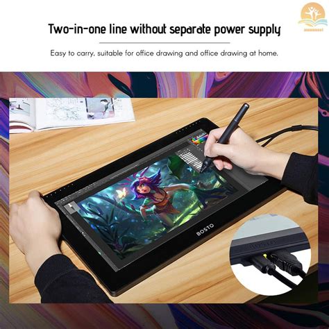 BOSTO BT16HD Portable 15.6 Inch HIPS LCD Graphics Drawing Tablet