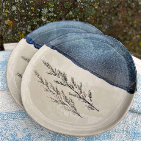 Botanical Imprint Pottery - Etsy - muktibox.com