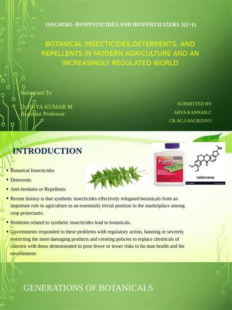 Botanical Insecticides, Deterrents, Repellents and Oils - raincitystudios.com