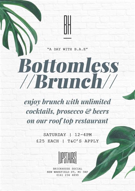 BOTTOMLESS BRUNCH — Brickhouse Social