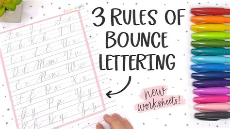 Bounce Lettering Styles - muktibox.com
