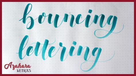Bouncing Lettering: How To Do - muktibox.com