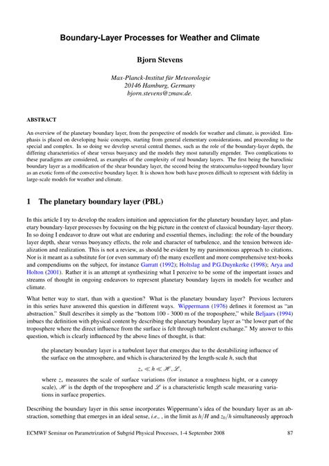Boundary-Layer Processes for Weather and Climate - raincitystudios.com