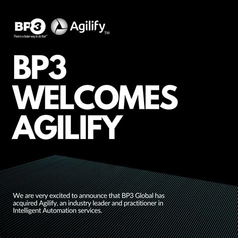 BP3 Global Acquires Agilify to Extend Automation Capabilities