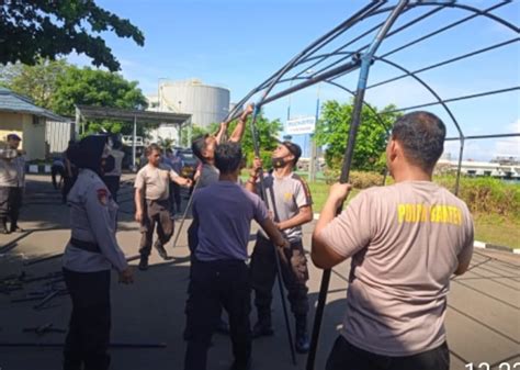 BPBD PELATIHAN BONGKAR PASANG TENDA - Banten