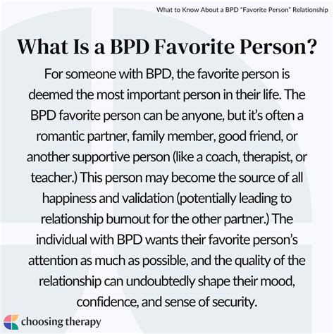 BPD Favorite Person