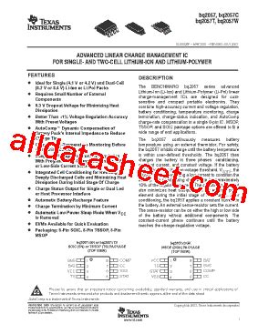 BQ2057TS Datasheet(PDF) & Specifications - TI - FindIC