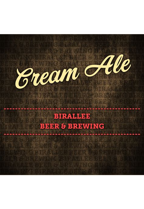 BRALE Beer Recipe All Grain Cream Ale by Brewer #392622