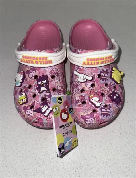 BRAND NEW Crocs Hello Kitty and Friends Womens Size 8 eBay