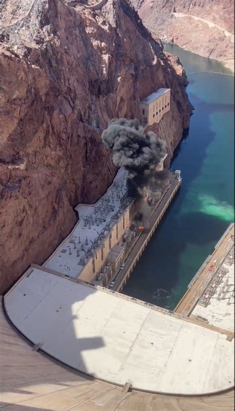 BREAKING: Explosion and fire at the Hoover Dam; …