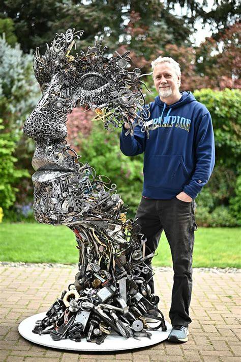 Brian Mock - Recycled Metal Sculptures - Animals - raincitystudios.com