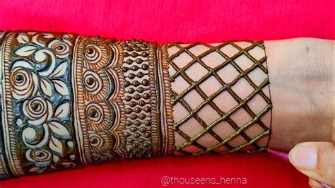 BRIDAL HENNA TUTORIAL (Wrist) - YouTube