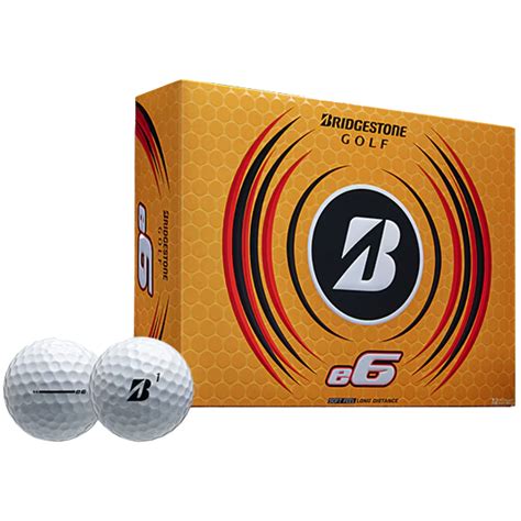 BRIDGESTONE 2024 e6 Golf Balls (One Dozen), White