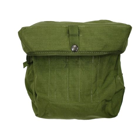 BRITISH ARMY S10 GAS MASK BAG in OLIVE GREEN (AUC) eBay