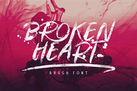 BROKEN HEART Font Alit Design FontSpace