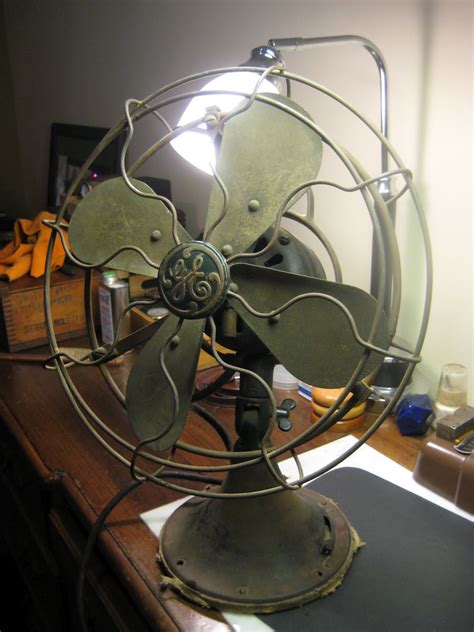 Broken vintage fan restoration - muktibox.com