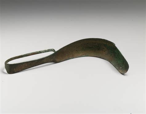 Bronze strigil (scraper) - Roman - Early Imperial - The … - wintechmobiles.com