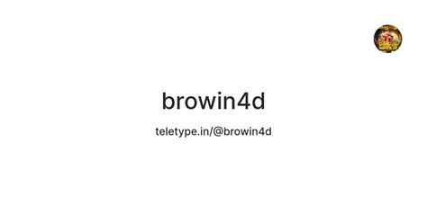 BROWIN4D BROWIN4D - BROWIN4D