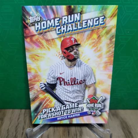 BRYCE HARPER PHILADELPHIA PHILLIES 2024 TOPPS "HOME RUN …