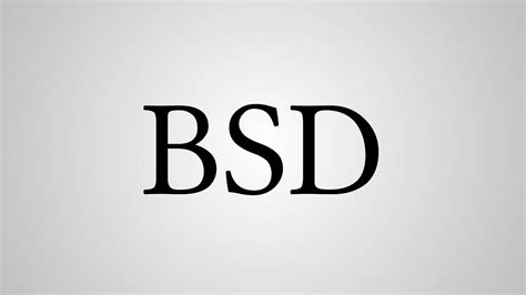 BSD Meanings What Does BSD Stand For?