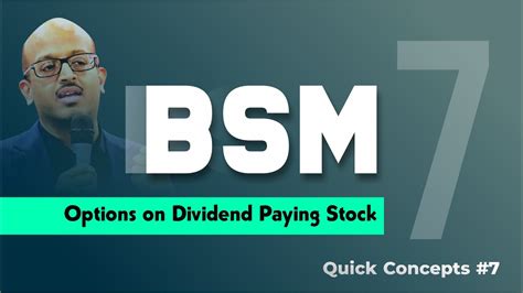 BSM Forecast - Dividend Channel