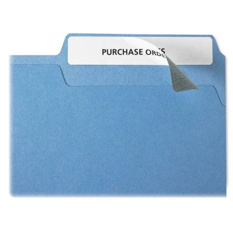 BSN26137 Business Source Business Source BlockOut File Folder Labels