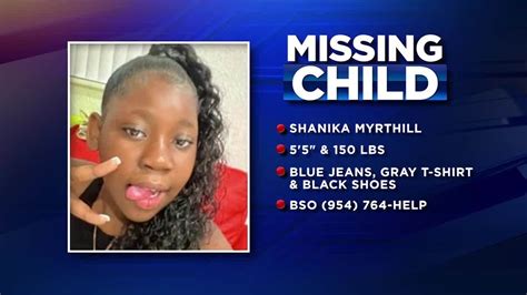 BSO search for missing 12-year-old girl in Lauderdale Lakes