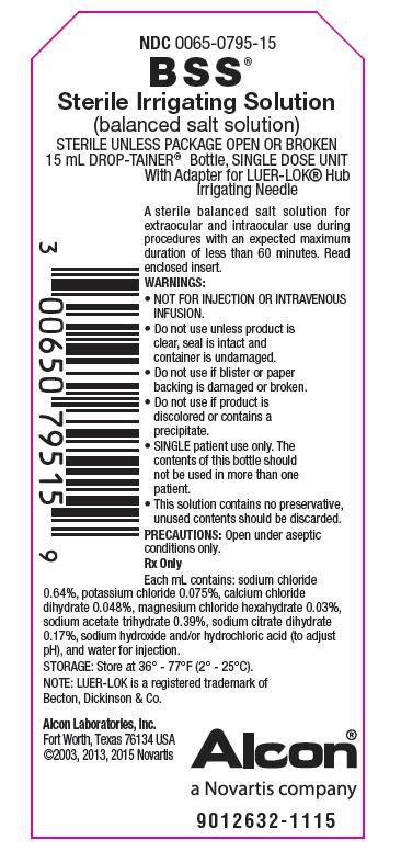 BSS Sterile Irrigating Solution: Package Insert