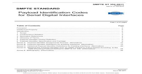 BT.1614 : Payload identification data structure for digital television ...