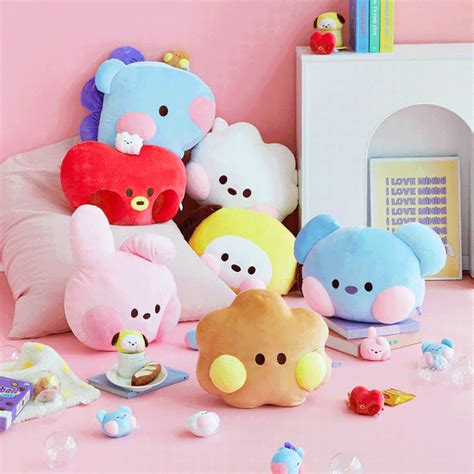 BT21 minini Big Head Cushion – kpop2u_unnie