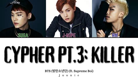 BTS 방탄소년단 Lyrics (Rom/Eng/Hangul) - CYPHER PT.3 : KILLER