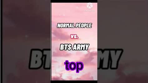 BTS ARMY 💜 VS NORMAL PEOPLE - YouTube