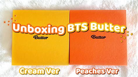 BTS Butter Album Unboxing Peaches + Cream ( Target + Walmart )