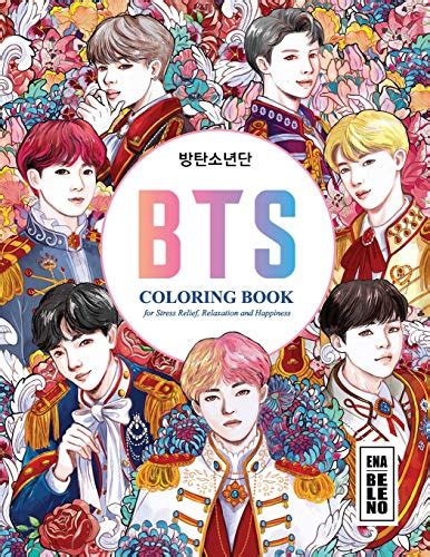 Full Download Bts Coloring Book For Stress Relief Happiness And Relaxation ÃÃÃ For Army And Kpop Lovers Love Yourself Book 85 In By 11 In Size  Handdrawn  Jin Rm Jhope Suga Jimin V And Jungkook By Ena Beleno